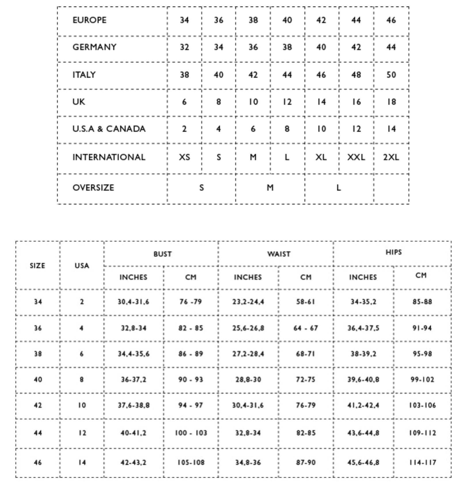 size guide