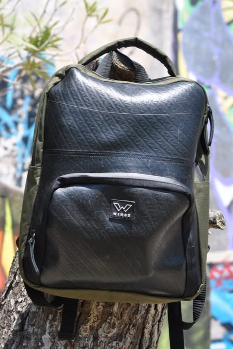 Ecowings Rucksack Funky Falcon Green