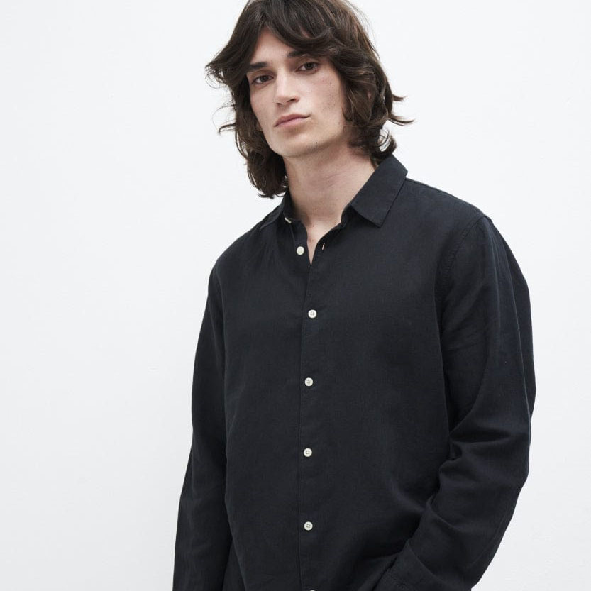 ethical mens dress shirts Sustainable Men's Linen Shirts