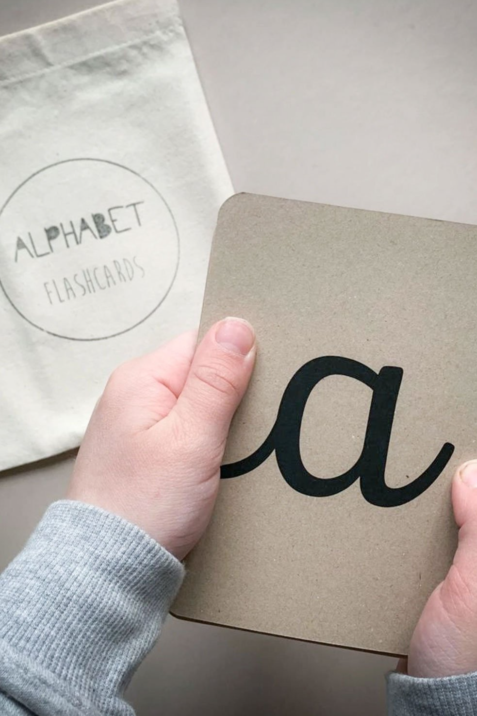 The Little Coach House Cursive Alphabet Flashcards Montessori Learning ...