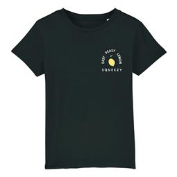 T-Shirt Easy Peasy Lemon Squeezy - Zwart