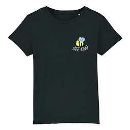 T-Shirt Bee Kind Kids Zwart