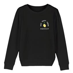 Sweater Kid Easy Peasy Lemon Squeezy - Black