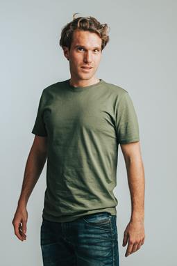 T-Shirt Basic Dunkelgrün