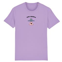 T-shirt Save Animals Lavendel