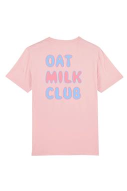 T-Shirt Hafermilch Club Rosa