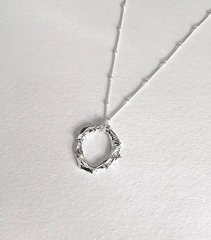 Necklace Circle Silver