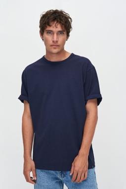 T-Shirt Liam Dark Navy Blue