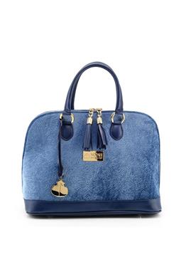 Tas Capri Samt Blauw