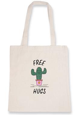 Free Hugs - Tragetasche Bio-Baumwolle