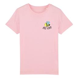 T-Shirt Bee Kind Kids Pink