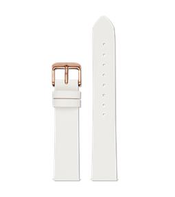 Watch Strap 18 Mm – Off White And Rose Gold