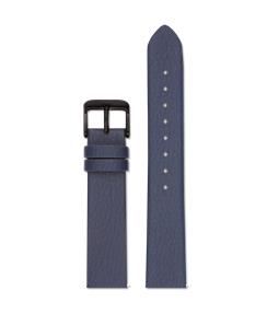 Horlogebandje 18 Mm – Donkerblauw Met Zwart