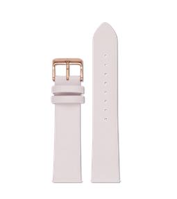 Watch Strap 20 Mm - Light Grey With Rose Gold