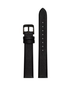 Watch Strap 16 Mm - Black With Brushed Black Buckle