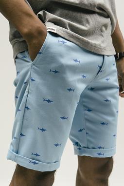  Shorts Sharks Print Blue