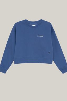 Sweatshirt I'M Organic Blue