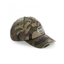 Dad Hat Plant Faced Camouflage Green