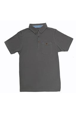 Poloshirt Basic Antraciet Grey