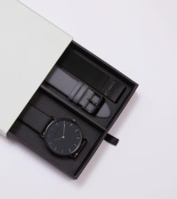 Horloge Cadeauset Classic Zwart