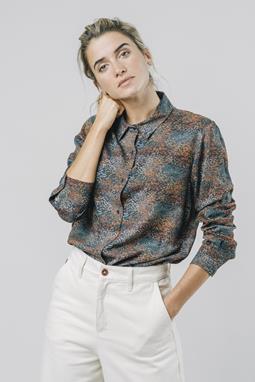 Bluse Ocean Fish Blau