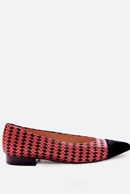 Flats Teja Velours Red