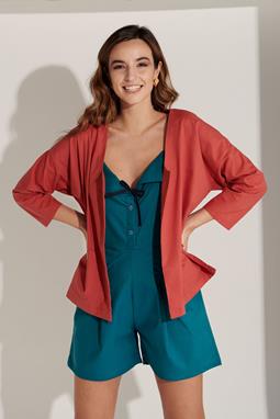 Blazer Delphine Rayon Rood