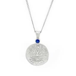  Lakshmi Coin Pendant Silver