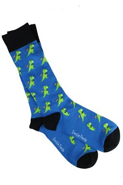 Socken T-Rex Blau