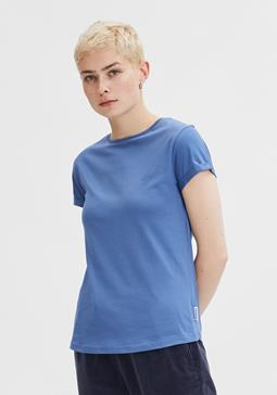 T-Shirt Blanko Blauw