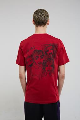 T-Shirt Family Photo Unisex Red