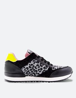 Sneakers Black Leopard