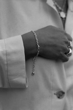 Bracelet Figaro Large Gold Plated