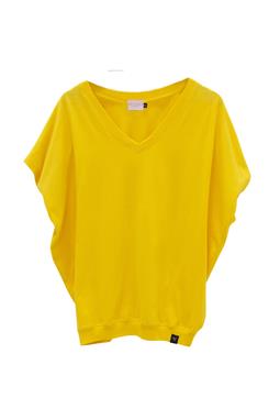 T-Shirt Schmetterling Gelb