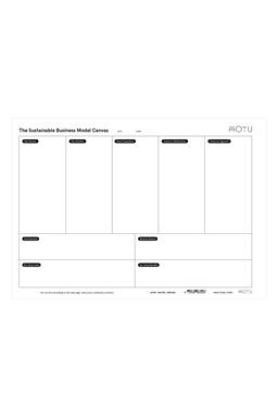 The Sustainable Business Model Canvas A3 Desk Planner