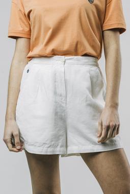 Shorts Linen White