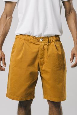 Oversized Shorts Ocher Yellow