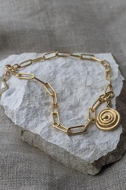 Armband Connect Cable Goud Verguld
