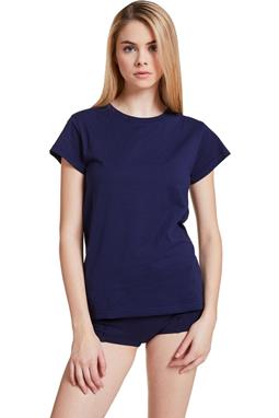 T-Shirt Daisy Donkerblauw