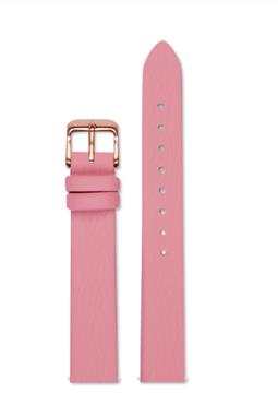 Horlogebandje Flamingo Roze & Roségoud 16 Mm