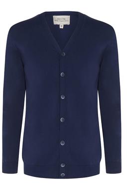 Will's Vegan Store Vest Recycled Donkerblauw