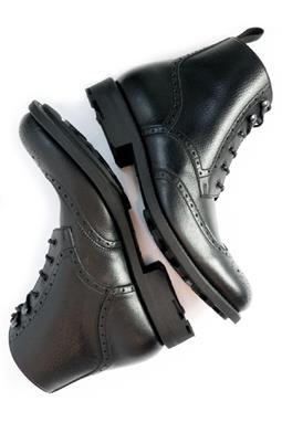Brogue Boots Goodyear Welt Zwart