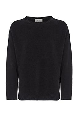 Pullover Slouch Knit Schwarz