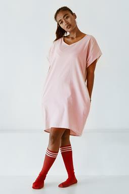 Kleid Oversize T-Shirt Rosa