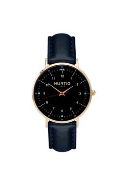 Horloge Moderno Goud Zwart & Nachtblauw