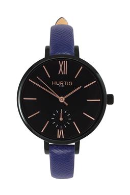 Horloge Amalfi Petite Zwart Zwart & Donkerblauw