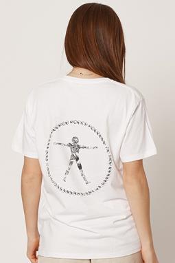 T-Shirt Vitruvian Man White