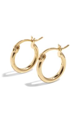 Hoops Size S Gold Plated