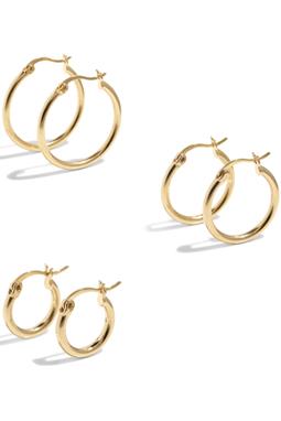Hoops 18k Gold Plated