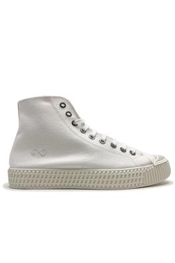 Hoge Sneaker Mono Wit